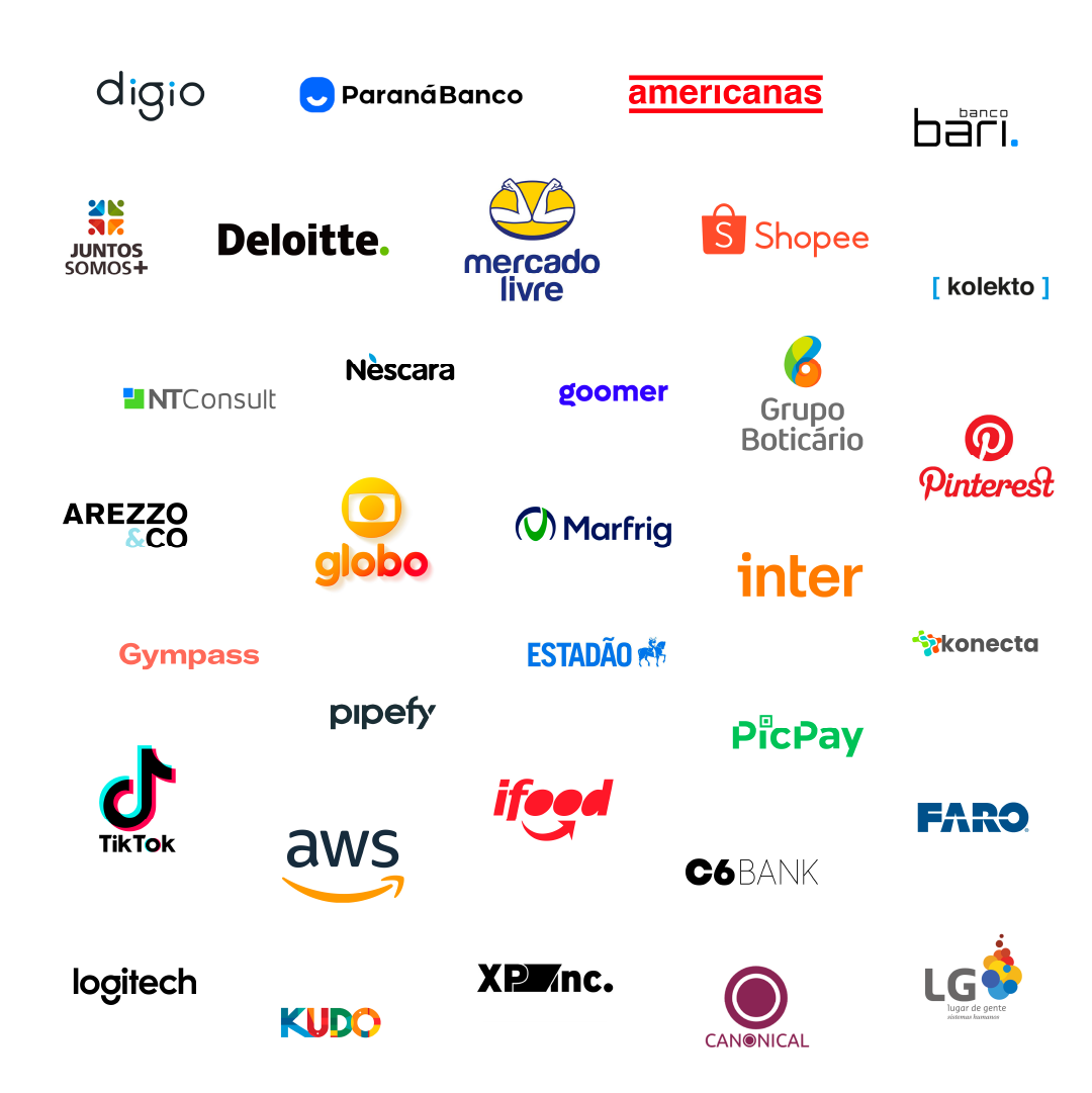 Logos das empresas